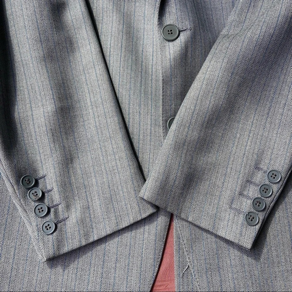 Nino Cerruti Paris Diffusion Pure Virgin Wool Blazer Union Made in USA - Picture 5 of 16